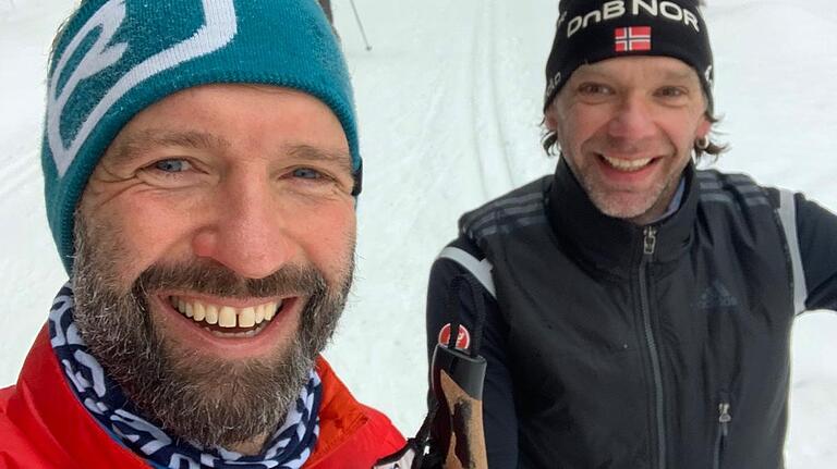 Zumindest einige Male gemeinsam in der Loipe: Klaus Mauer (links) und Klaus Arnold. Zumindest einige Male gemeinsam in der Loipe: Klaus Mauer (links) und Klaus Arnold.
