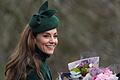 Weihnachten in Großbritannien       -  Prinzessin Kate wurde mit Blumen &bdquo;überhäuft&rdquo;, wie der Sender Sky News kommentierte.