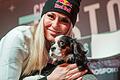 Lindsey Vonn und ihre Hündin Lucy       -  Skirennfahrerin Lindsey Vonn trauert um ihre gestorbene Hündin Lucy.