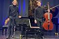Philipp Hubert (Klavier) und Richard Verna (Cello) begeisterten die Zuhörer mit ihren Darbietungen.