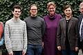Gespräch über die Herausforderungen an der Universität: (von links): Zuri Klatschka, Etienne Reiter, Alexander Stenger, Katja Weitzel, Katharina Räth und Volkmar Halbleib.