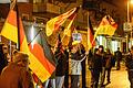 Pegida-Demonstrationn in Würzburg.