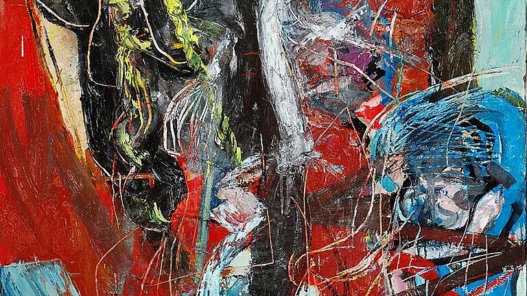 In der Ausstellung &bdquo;Bei Tagesanbruch ist die Nacht am dunkelsten&ldquo; in der Kunsthalle ist dieses Werk von Florian Köhler zu sehen.