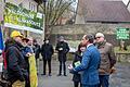 Politische Begegnung vor Ort:&nbsp;Umweltminister Thorsten Glauber&nbsp;und Vertreter des Vereins Nationalpark Steigerwald in Ebrach.