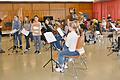 Im ehemaligen Festsaal des früheren Landkreises Rhön-Grabfeld am Gymnasium in Bad Königshofen fanden die ersten Proben zum Kindermusical 'Rumpelwolf und Dornenstilzchen' statt. Die Gesamtleitung hat Birgit Bohnert.