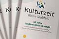 Die Veranstaltungsreihe „Kulturzeit Rhön-Grabfeld“ nimmt das Jubiläum zum Anlass, die Region und ihre Besonderheiten in den Fokus eines vielseitigen Kulturprogramms zu rücken.