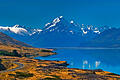 Mount Cook und Lake Pukaki; Südinsel Neuseeland