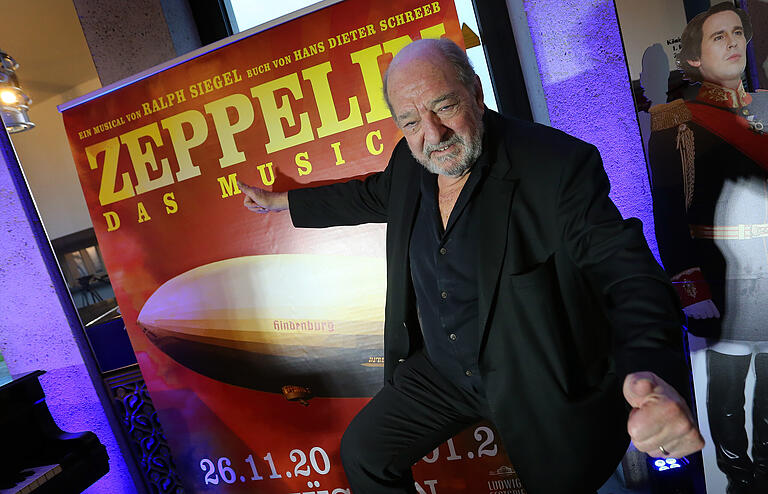 Komponist Ralph Siegel bei der Präsentation seines neuen Musicals 'Zeppelin -das Musical', welches im November 2020 Premiere feiern soll.