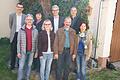 Das Foto zeigt die Vereinsgründer (von links): Herrmann Stein, Michael Schmid, Rita Stein, Elisabeth Stahl, Hans Ulrich Hutten, Thomas Stahl, Thomas Popp und Barbara Hutten.