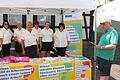 An einem Stand auf dem Marktheidenfelder Marktplatz informierte der VdK Main-Spessart über den Sozialverband und dessen neue Kampagne 'Rentefüralle'.