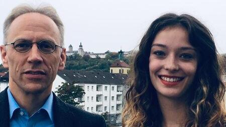 Ausbildungsmeister Matthias Lambrecht und Anne Eichelbrönner. Ausbildungsmeister Matthias Lambrecht und Anne Eichelbrönner.
