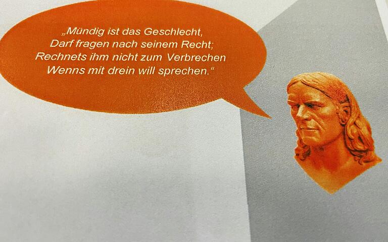 Friedrich Rückert wird eine wichtige Rolle spielen in der Dauerausstellung im Alten Gymnasium/Stadtschreiberhaus.&nbsp;