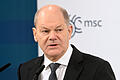 Fortsetzung 60. Münchner Sicherheitskonferenz (MSC) 447700309.jpg       -  Olaf Scholz auf der Sicherheitskonferenz. In München zeigt ausgerechnet der Schweigekanzler gegenüber den USA Initiative.