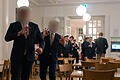 AfD-Veranstaltung im Bayerischen Landtag.jpeg       -  Geladene Gäste der AfD zeigen im Bayerischen Landtag die «White Power»-Geste. Die Männer sind Mitglieder der Burschenschaft Danubia München.