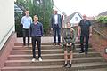 Freisprechung bei Paidi: Im Bild (von links) Tobias Rummel, Louis Fischlein, Roland Schreck (Verkaufs- und Ausbildungsleiter), Laura Bayer und Thomas Möller (Geschäftsführer).