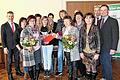 Der Frauenvorstand (von links): Elmar Konrad (BBV-Geschäftsführer), Susanne Langmantel, Margarete Barthel, Susanne Gersitz, Katharina Beck, Jutta Löber, Silke Scheller, Martina Wild, Bernhard Weiler, Petra Keidel, Astrid Baum, Wilhelm Böhmer und Hermann Brell.