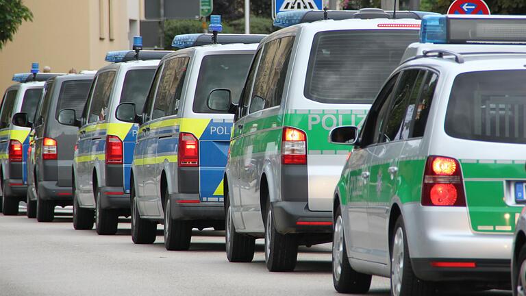 Großes Polizeiaufgebot für den Gast aus Berlin.