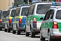 Großes Polizeiaufgebot für den Gast aus Berlin.