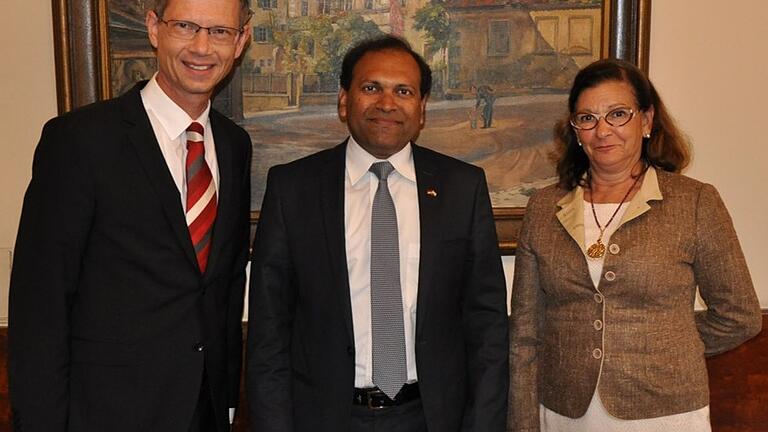 Indischer Generalkonsul zu Gast in Schweinfurt