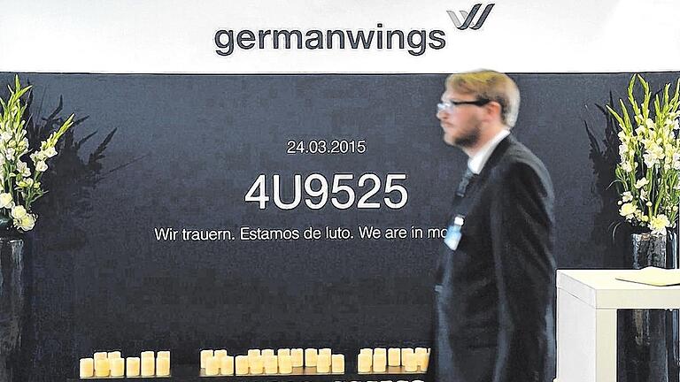Trauer: Ein Ort des Gedenkens bei der diesjährigen Lufthansa-Hauptversammlung. Carmen Jaspersen, afp