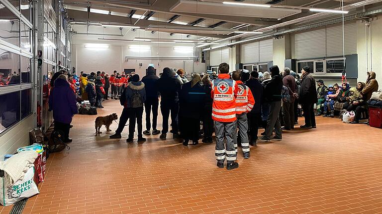 Insgesamt 428 Asylsuchende und 1024 Ukraineflüchtlinge (das Bild entstand im Frühjahr 2022 in der BRK-Rettungswache) leben derzeit im Landkreis Rhön-Grabfeld.&nbsp;