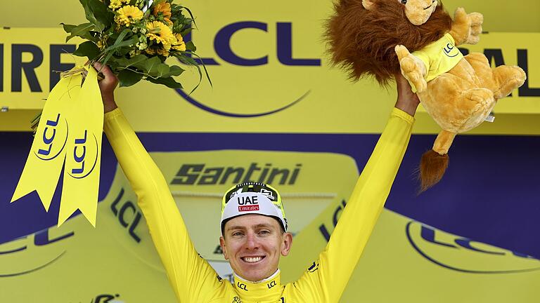 Tour de France       -  Tadej Pogacars dritter Toursieg scheint eine sichere Sache zu sein.