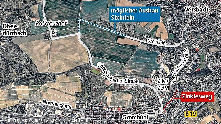 Stadtrat misstraut der Verwaltung       -  Gereiztheit, Misstrauen und gelegentliche Polemik bestimmte die fast zweistündige Debatte des Stadtrats über die Steinlein-Trasse. Es ging um mehr als um den Ausbau einer kleinen Stichstraße in Versbach: Wie soll sich grundsätzlich der Verkehr in der Stadt entwickeln? Die Grünen meinen, dass der Bedarf jeder neuen Straße sorgfältig geprüft gehört. Denn &bdquo;der Bau einer neuen Trasse, immer auch neuen Verkehr bringt&ldquo;. Insofern würden auch bei dem von der Verwaltung vorgeschlagenen Ausbau der bisherigen Stichstraße nicht nur deren Anwohner, sondern auch die von Hessen- oder Frankenstraße leiden.  Nach Meinung seiner Fraktion müsse man prinzipiell überlegen, ob es überhaupt eine Verbindung von Oberdürrbach über den Rothof zur Versbacher Straße braucht. Die Grünen forderten eine sorgfältige Prüfung der Verkehrszahlen: wie viele Oberdürrbacher fahren über den Zinklesweg, wie viele sind es aus dem Umland? &bdquo;Sie wollen den Individualverkehr ja prinzipiell nicht und lieber Fahrrad fahren&ldquo;, erklärte dazu CSU-Stadtrat Wolfgang Scheller.  &bdquo;Wenn der Zinklesweg geschlossen wird, muss es eine Alternative geben&ldquo;, nannte Parteikollege Wolfgang Roth die Haltung der CSU-Fraktion. Die Steinleintrasse sei die einzig mögliche Alternative. &bdquo;Man muss den Ausbau nicht übers Knie brechen&ldquo;, erklärte dagegen Hans Werner Loew (SPD), der über die Verknüpfung des Baus der Trasse mit dem der Straßenbahn verärgert war: Die Verwaltung hatte den Straßenausbau als einen von sieben Punkten in die Beschlussvorlage über den Bau und die Finanzierung der Straßenbahn gesteckt. &bdquo;Überrascht&ldquo; von der heftigen Kritik zeigte sich Stadtbaurat Christian Baumgart. Die Sperrung des Zinkleswegs sei eine Voraussetzung für den Bau der Zentren für Innere und Operative Medizin gewesen sei, die es bei der Erweiterung der Straba-Trasse umzusetzen gelte. Dies habe der Stadtrat so beschlossen.  Wenn der Zinklesweg aber wegfällt, sei der Ausbau des Steinleins nötig, &bdquo;wenn man eine Verbindung nach Oberdürrbach will&ldquo;.  &bdquo;Der Bau der Straßenbahn verschlechtert die Verbindung nach Oberdürrbach dramatisch. Deshalb ist die Verbindung dieser beiden Punkte logisch&ldquo;, verteidigte Oberbürgermeister Christian Schuchardt &ndash; zunehmend gereizt wirkend &ndash; die Verwaltung. Joachim Spatz (FDP) sprang ihm bei: &bdquo;Wir haben bereits Alternativen geprüft und keine gefunden. Wo soll die Lösung aus dem Hut kommen, die bislang niemand hatte?&ldquo; Josef Hofmann (FWG) warb dafür, nochmals über die Sperrung des Zinkleswegs zu verhandeln. Vielleicht könne man ja erreichen, dass dieser doch offen bleibt. Der OB sagte das zu. Am Ende der Debatte machte Stadtrat Baumgart es noch einmal deutlich: &bdquo;I ch habe keine Euphorie für die Steinleintrasse, aber ich sehe keine Alternative.&ldquo; Er gab zu bedenken, dass ohne diese Trasse mehr Verkehr aus Richtung Rothof nach Grombühl käme.  Zur Untermauerung zeigte Baumgart Bilder der einst angedachte Tunnelvariante durch den Stein zur Nordtangente. &bdquo;Wer die sieht, versteht, warum niemand diese unverhältnismäßige Lösung will&ldquo;, sagte Baumgart &ndash; niemand widersprach. Dennoch stimmte der Stadtrat dann für den Kompromissvorschlag des Oberbürgermeisters, die Alternativen nochmals zu untersuchen. Auf Antrag der ÖDP erfolgte diese Abstimmung getrennt vom Entscheid über die Straßenbahn-Erweiterung. 26 Stadträte waren für den Kompromissvorschlag. Dagegen waren die Fraktionen von SPD, Grüne und ÖDP.