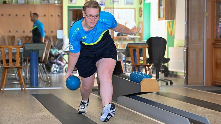 Mit starken 587 Holz steuerte Theresa Schubert einen Mannschaftspunkt für Unter Uns Bad Neustadt beim Auswärtsspiel in Fronberg bei.