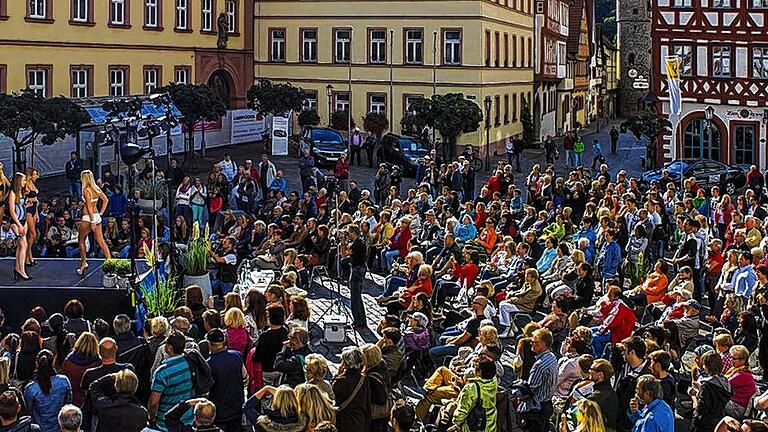 Kandidatinnen aus ganz Mainfranken präsentierten sich im vergangenen Jahr vor Hunderten Zuschauern beim Main-Topmodel-Finale in Karlstadt.