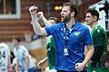 Julian Thomann machte mit den Zweitliga-Handballern der DJK Rimpar Wölfe in seiner ersten Saison als Trainer vorzeitig den Klassenerhalt klar.