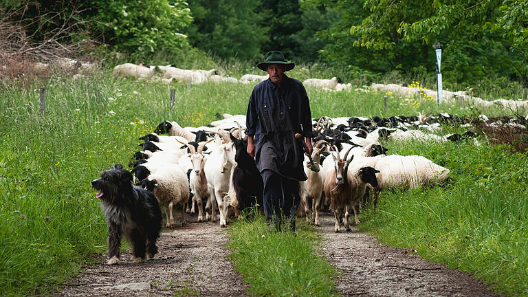 Bio-Schäfer Josef Kolb aus Oberelsbach.