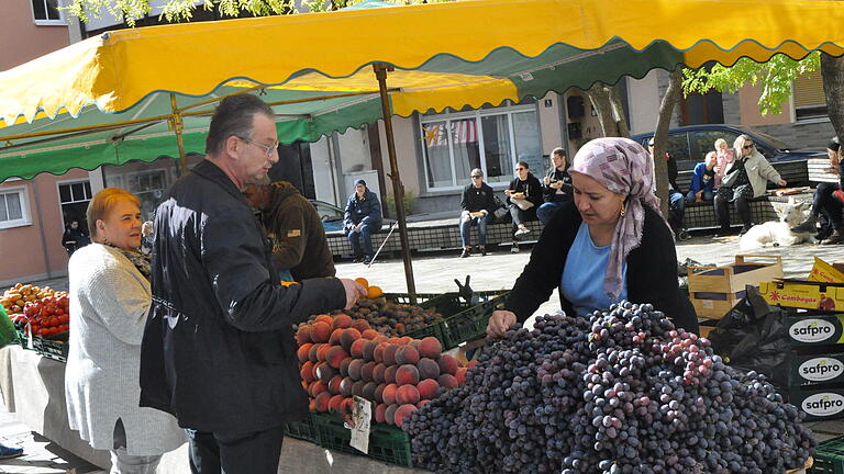 Vielfältig war das Angebot beim Herbstmarkt in Mellrichstadt.