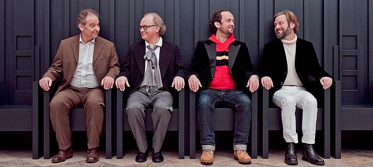Das Then-Quartett mit (von links) Bernhard Stengele, Ulrich Pakusch, Philipp Reinheimer und Kai Christian Moritz Das Then-Quartett mit (von links) Bernhard Stengele, Ulrich Pakusch, Philipp Reinheimer und Kai Christian Moritz
