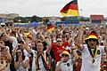 Rauschende Feste feierten die Haßbergler in den vergangenen Jahren, wenn die Fußballnationalmannschaft bei großen Turnieren antrat. Bilder wie dieses von der WM 2014 wird es bei der an diesem Wochenende startenden Europameisterschaft nicht geben. Public Viewing von solchem Ausmaß ist verboten.