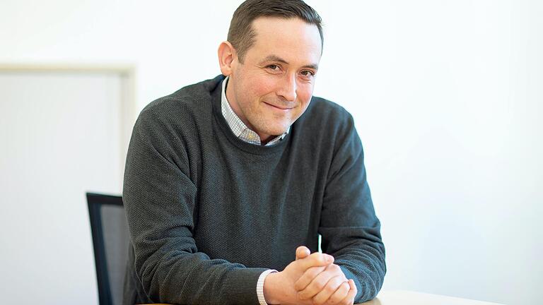 Fabian Helmerich (Freie Wähler) tritt am 12. März zur Bürgermeisterwahl in Bergrheinfeld an.