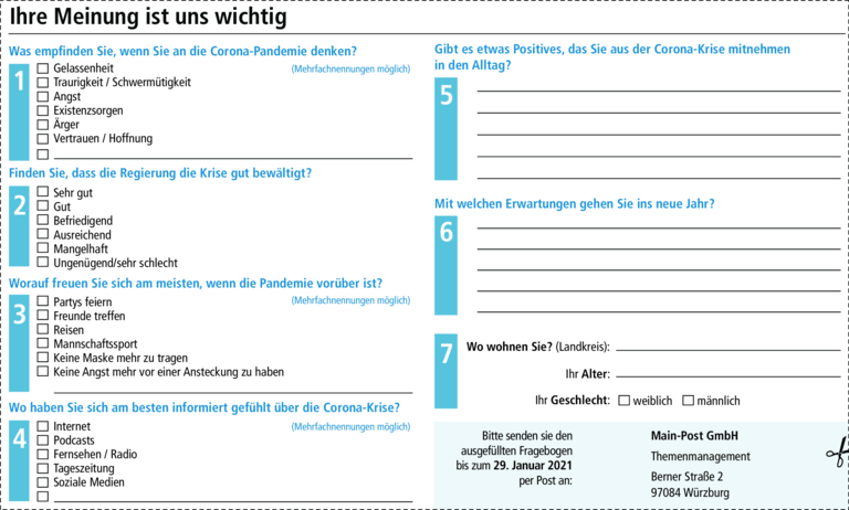 Main-Post-Umfrage: Wie geht es den Menschen in der Region?