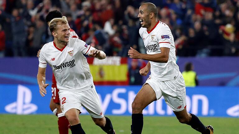 Im Champions-League-Spiel gegen den FC Liverpool im November 2017 stand Johannes Geis für Sevilla auf dem Feld. Sein Team machte aus einem 0:3 noch ein 3:3.