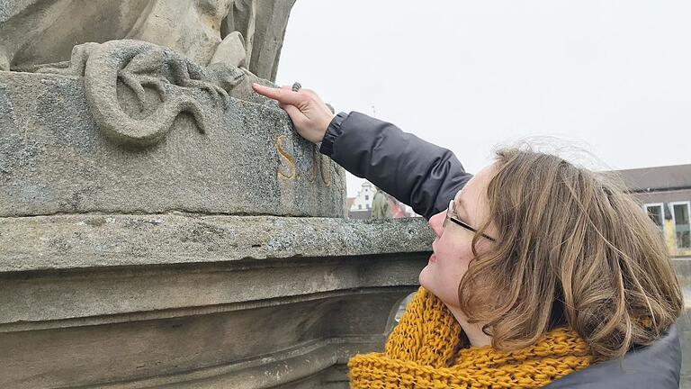 Christine Hofstetter hat die Eidechse auf einem ihrer Spaziergänge bemerkt.