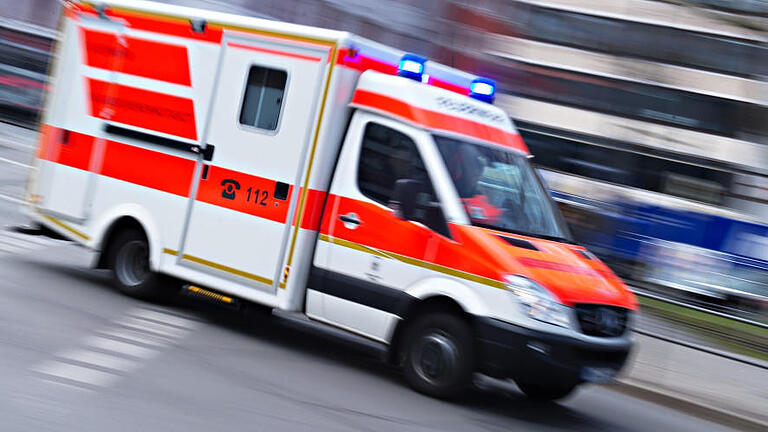 Notarzt       -  Rettungswagen (Symbolfoto).