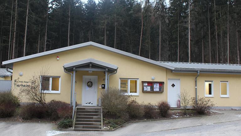 Das Wally-Bangert Tierheim im Lohrer Stadtteil Sackenbach.