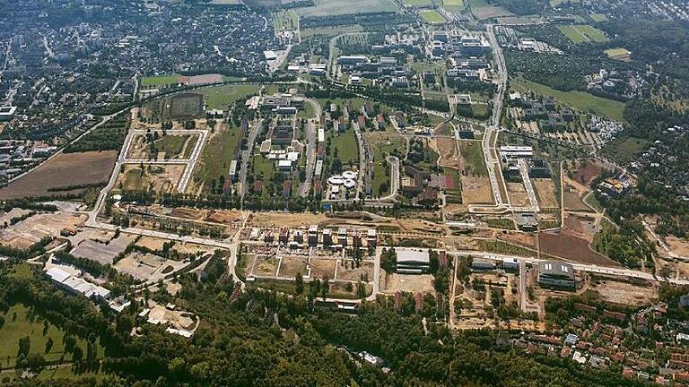 Blick auf das Gelände der Landesgartenschau, die in Würzburg am Hubland im Jahr 2018 stattfinden soll. Der Tourismusverband „Liebliches Taubertal“ will sich beteiligen. Blick auf das Gelände der Landesgartenschau, die in Würzburg am Hubland im Jahr 2018 stattfinden soll. Der Tourismusverband „Liebliches Taubertal“ will sich beteiligen.