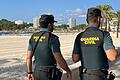 Beamte der Polizeieinheit Guardia Civil auf Mallorca.       -  Einsatzkräfte der Guardia Civil mussten zur Bergung des verunglückten Deutschen einen Hubschrauber zu Hilfe rufen.