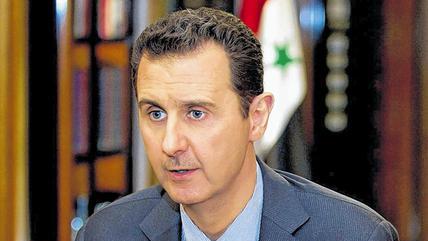 Selbstbewusst: Baschar al-Assad erklärt dem Fernsehsender Mayadeen TV, er werde nicht an einer Friedenskonferenz teilnehmen. Selbstbewusst: Baschar al-Assad erklärt dem Fernsehsender Mayadeen TV, er werde nicht an einer Friedenskonferenz teilnehmen.