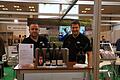 Stefan Ruppert und Florian Müller präsentierten auf der EnoExpo in Krakau Frankenwein.