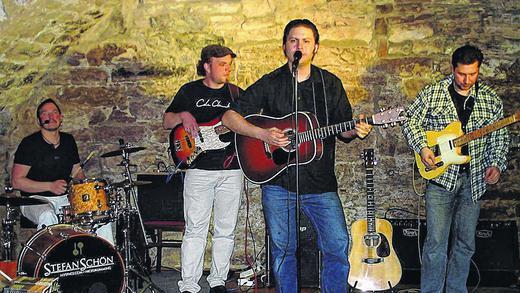 American Country Music made in Germany: Die Dennis Schütze Band gastierte in Lengfurt auf der Kellerbühne und hinterließ einen bleibenden Eindruck. Von links: Stefan Schön, Tommi Tucker, Bandleader Dennis Schütze und Jochen Volpert.