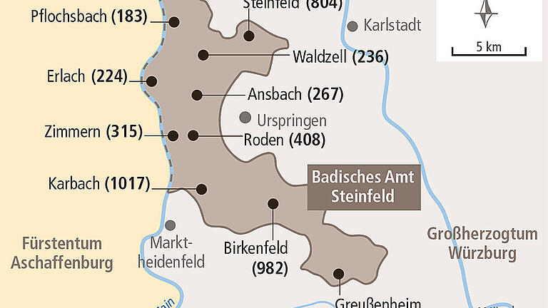 Grafik Badisches Amt Steinfeld