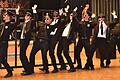 Ein tolles sportliches und tänzerisches Männerballett boten acht junge Männer des TV Königsberg den Besuchern des TV Faschingstanzes am Samstagabend als Showeinlage.