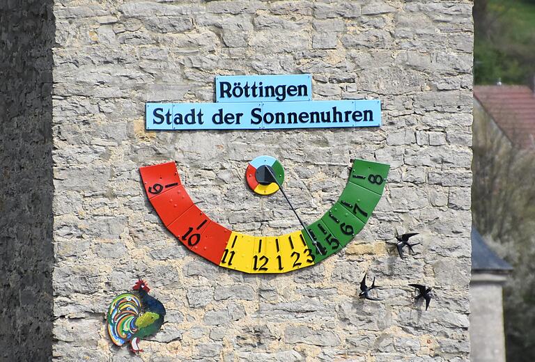 Seit 1984 darf sich Röttingen 'Stadt der Sonnenuhren'nennen. Seit 1984 darf sich Röttingen 'Stadt der Sonnenuhren'nennen.
