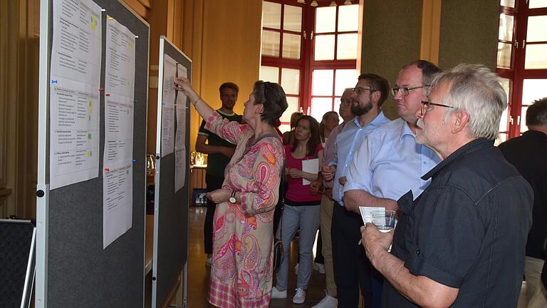 Die Teilnehmenden durften die gewünschten Maßnahmen beziehungsweise Projekte bepunkten.