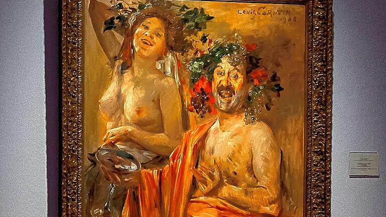 Eindrucksvoll: Lovis Corinths Bacchantenpaar, 1908, Öl auf Leinwand Eindrucksvoll: Lovis Corinths Bacchantenpaar, 1908, Öl auf Leinwand